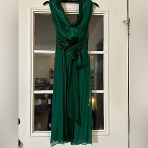 Green Halter Dress